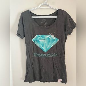 Diamond Grey Scoop Neck - 9/10 Condition